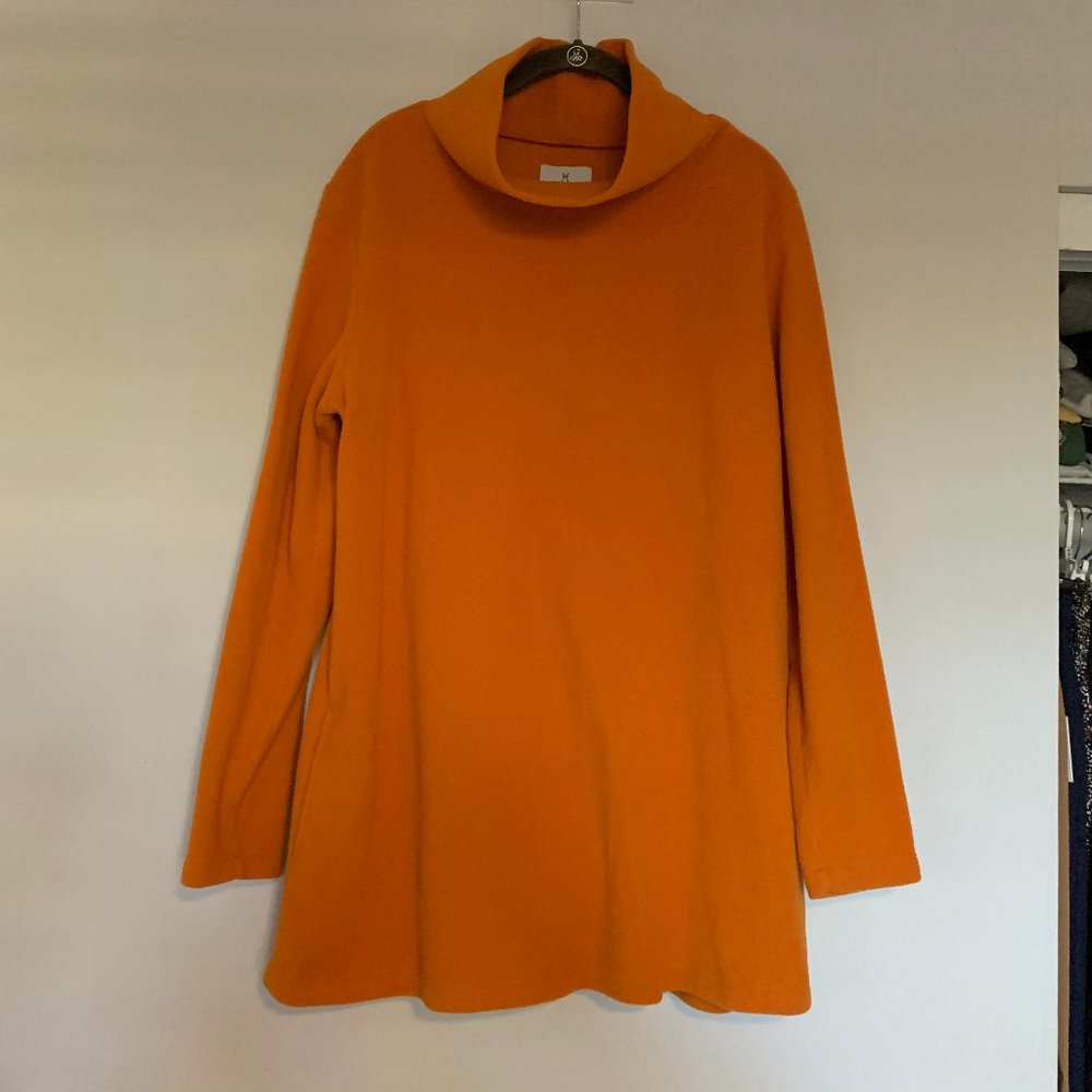 Dudley Stephens-Park Slope Turtleneck Orange - Size: XXL